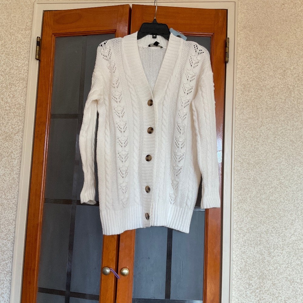 Ann Taylor new with  tag White Cardigan